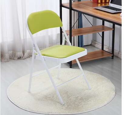 Meeting folding chair. Home computer leisure chairs. Simple office chair.