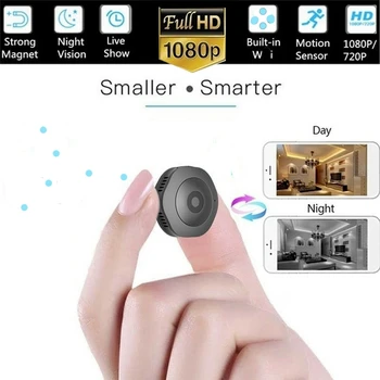 

Mini 1080P HD IP Camera Remote Monitor Motion Detection Night Vision Home Camcorder Cam
