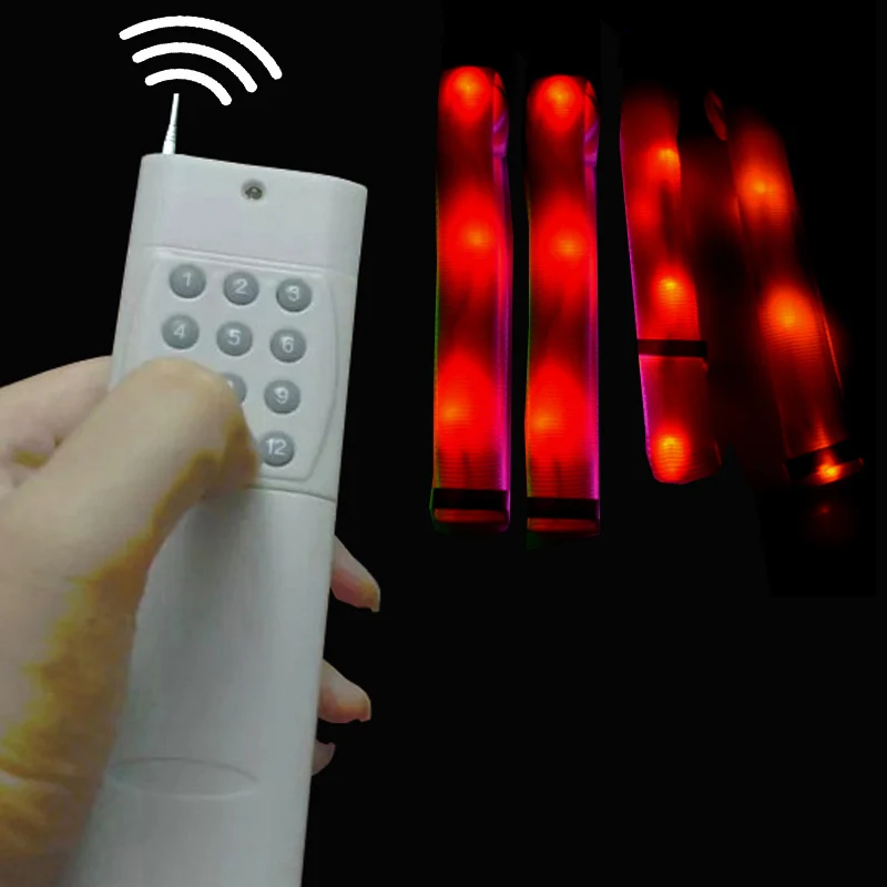 LED RGB браслеты светящиеся вспышки освещения нейлоновый браслет с 12 клавишами