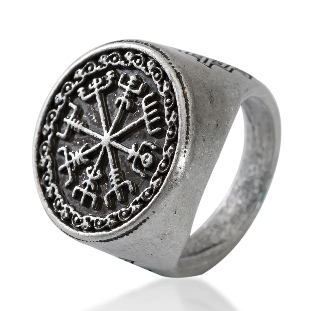 Viking Vegvisir кольцо с компасом для мужчин и женщин этническое Прямая поставка ring | Кольца -32848873906