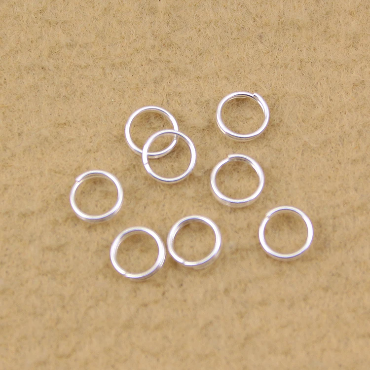 10mm jewelry making Double loops split rings jump ring Loops links spacer clasps lariat necklace