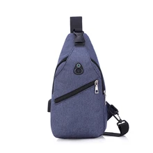 

Chest bag men's new wave backpack business casual multi-function USB charging shoulder Messenger bag