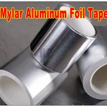 1х 50 мм* 50 метров* 0,078 мм Mylaral майларовая алюминиевая фольга Papper лента, не может быть порвана легко настроить по запросу