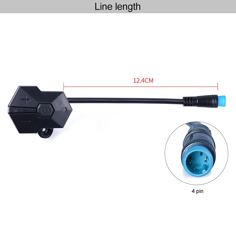 4PIN Удлинительный кабель 4-контактный переключатель для Дисплей 850C P850C 850CNEW Bafang Mid мотор для центрального движения Наборы BBS01B BBS02B BBSHD аксессуары для электровелосипедов