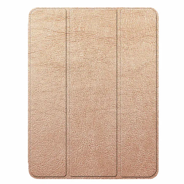 For iPad Pro 10.5 Case TPU Leather Slim Smart Cover With Pencil Holder Auto Sleep/Wake up For Apple iPad Pro 10. 5 inch New - Цвет: Gold