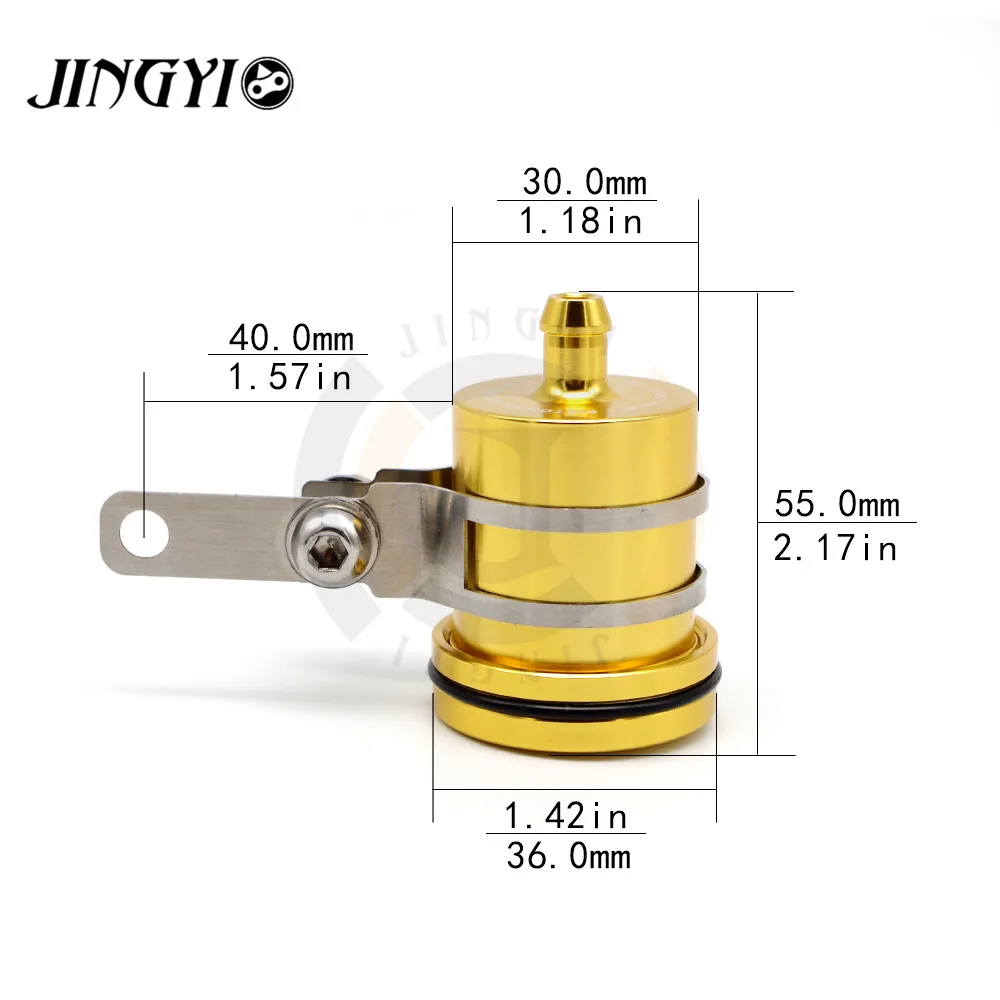 Motorcycle Brake Fluid Reservoir Clutch Cylinder Tank Oil Fluid Cup For AFRICA TWIN CRF1000L KYMCO CF MOTO SUZUKI RM 125