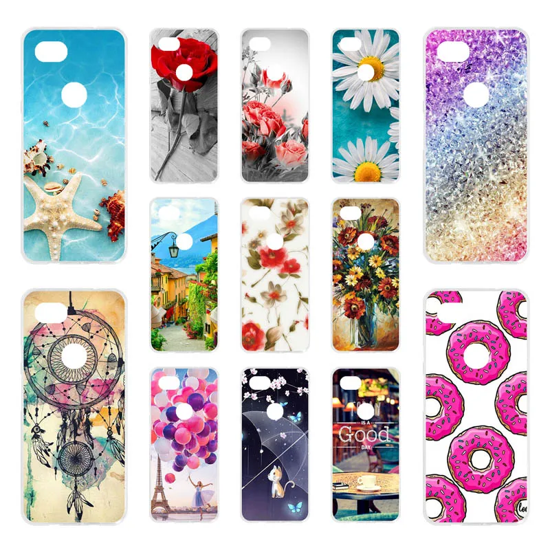 

Phone Case For Google Pixel 3 Lite Cases Silicone Bumper For Google Pixel 3a G020A G020E G020B Covers Flamingo Nutella Coque