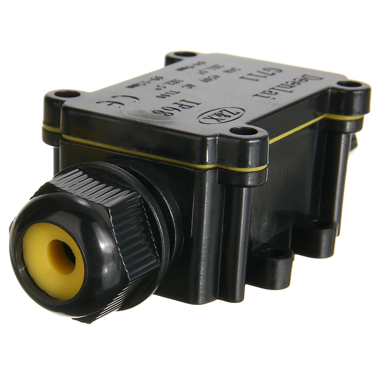 2 Way Electrical Supplies Junction Box Waterproof IP68 Project Junction  Box Cable Connector For Outdoor External Wiring