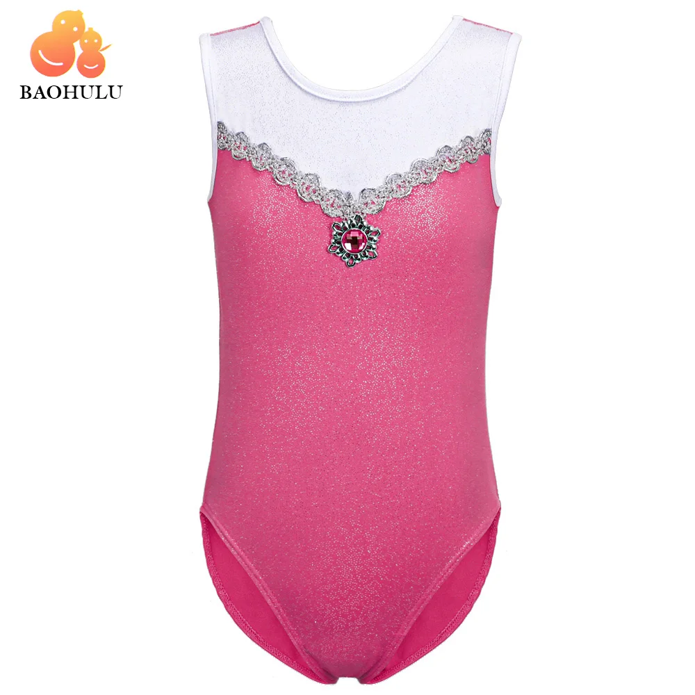 

BAOHULU 3-12Y Toddler Girls Ballet Dress Dance Leotards for Children Girls Ballet Gymnastics Leotard Dance Costume Summer 2018