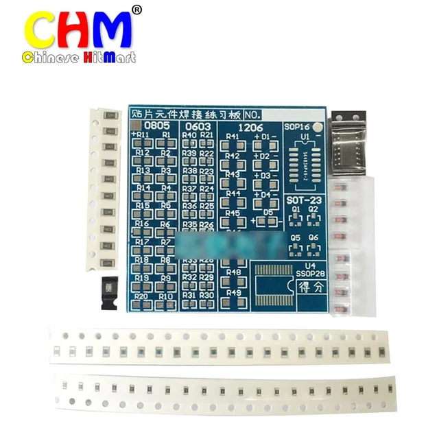 Cheap DIY Kit kitsSMT SMD Component Welding Practice Board solder Soldering #bp1610029 Cheap DIY Kit kitsSMT SMD Component Welding Practice Board solder Soldering #bp1610029