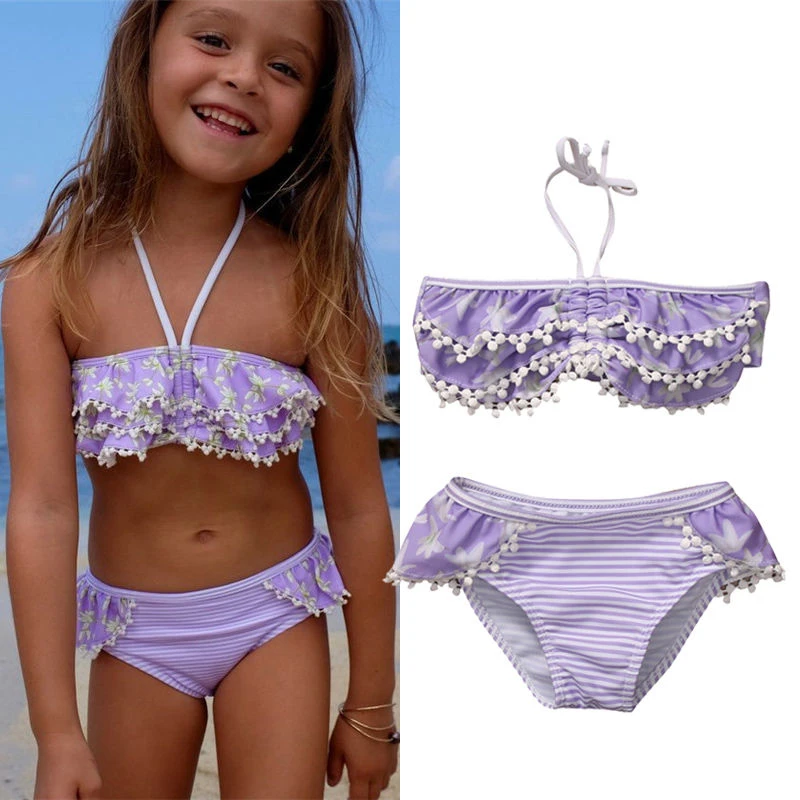 girls purple swimsuit