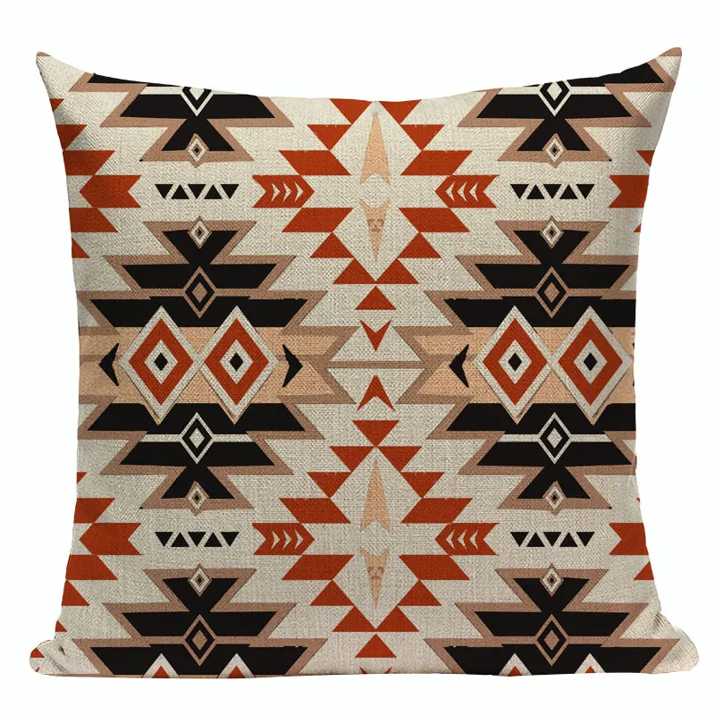 Пользовательские геометрические наволочки для подушек, африканские национальные полоски, богемный стиль, декоративные красочные наволочки для подушек, наволочки высокого качества - Цвет: L188-22