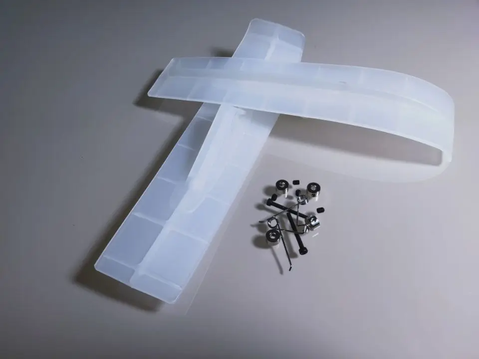 Ceny Biały Nylon DIY RC snow ski zestaw dla. 40 lub. 60 rozmiar lub większe R C samolot