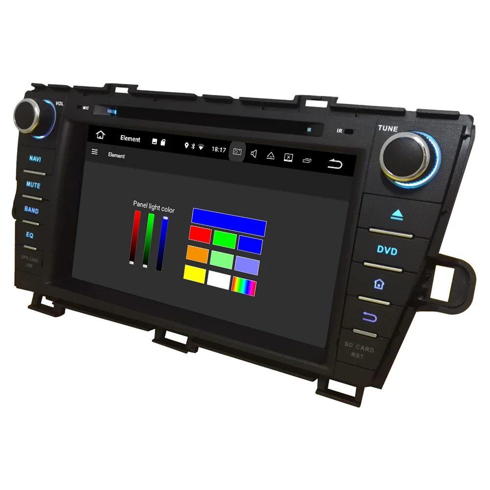 Perfect KLYDE 8" 4G Octa Core Android 8.0 4GB RAM 32GB ROM Car DVD Multimedia Player Radio For Toyota Prius Right Hand Driving 2009-2015 2