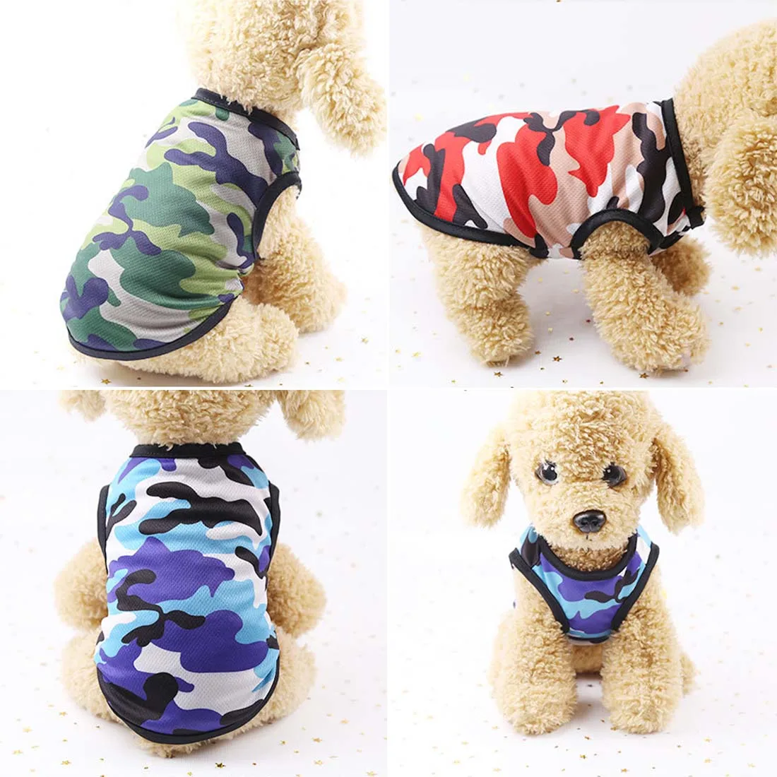 

Cat Vests Costume Clothing for Small Pets Chihuahua Pug Yorkie Pet Dog Clothes Summer Soft Cotton Puppy Shirts T shirt