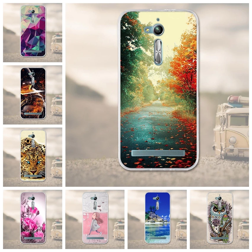 

For Asus Zenfone Go ZB500KL Case Soft TPU For Asus Zenfone Go ZB500KG 5.0inch Silicon Cover Mobile Phone Bag for Asus Zenfone Go