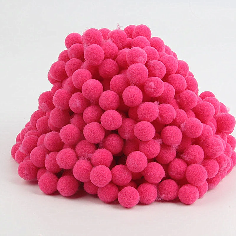 10 мм Pom Poms 288 шт. Меховые помпоны ручной работы для одежды DIY мягкие помпоны Свадебные украшения шитье на ткани аксессуары 20 г