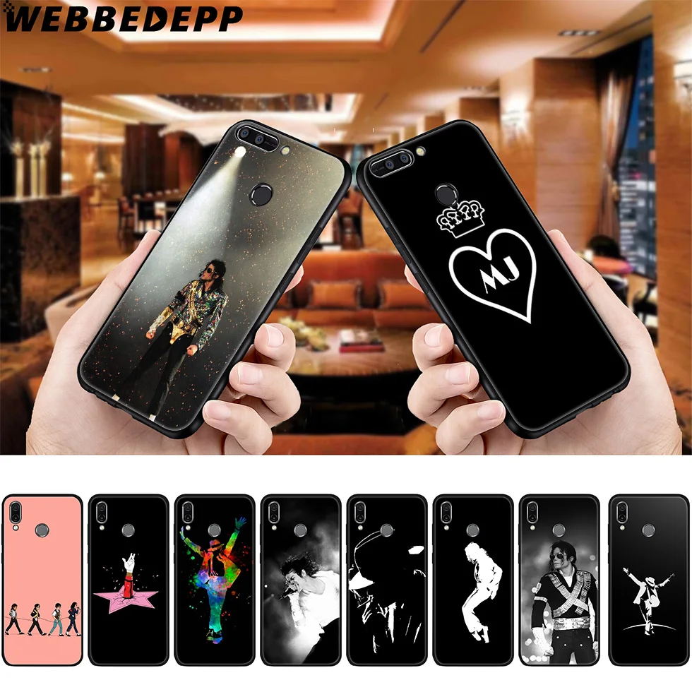 WEBBEDEPP Michael Jackson Mj Soft Case for Huawei P8 P9 P10 P20 P30 Lite Pro P Smart Z Plus 2019 Y6 Prime 2018 2017 Mini |