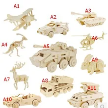 На продажи головоломки 3D головоломки ручной работы DIY деревянные головоломки модели, Рождество подарок развивающие игрушки