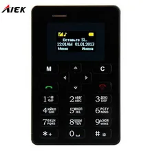10 unids/lote AEKU M5 DHL envío Ayuno de 1.0 pulgadas Ultra Delgado De Moda Posicionamiento Móvil Teléfono Tarjeta Micro SIM Soporte Bluetooth