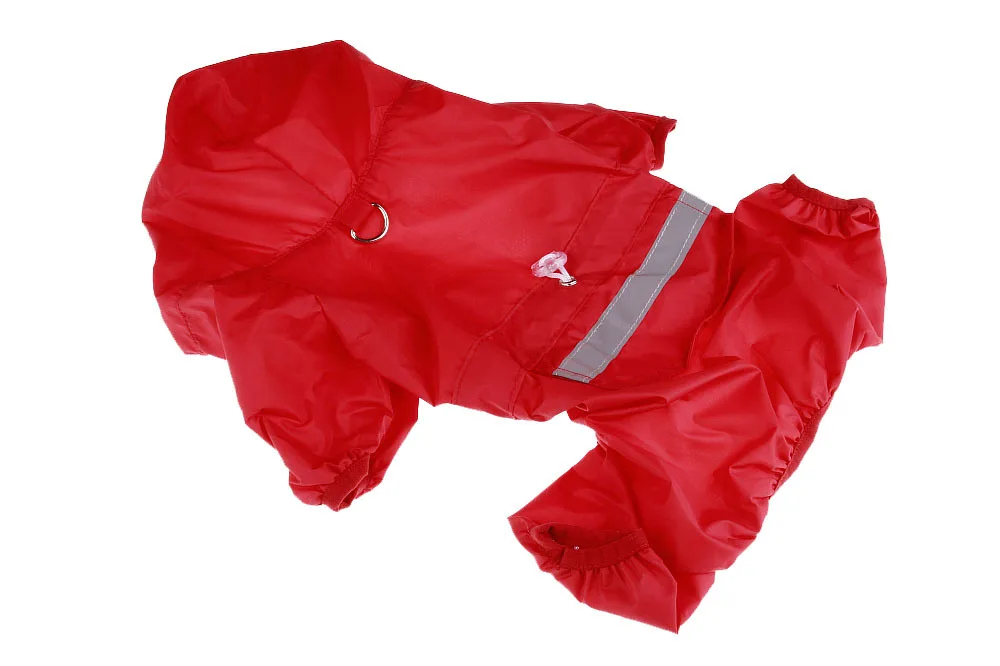 6 размеров, дождевик для маленьких собак, одежда для щенков, водонепроницаемая куртка с капюшоном, дышащий комбинезон, 6 цветов, Непромокаемая Куртка для питомцев ZL361 - Цвет: as picture