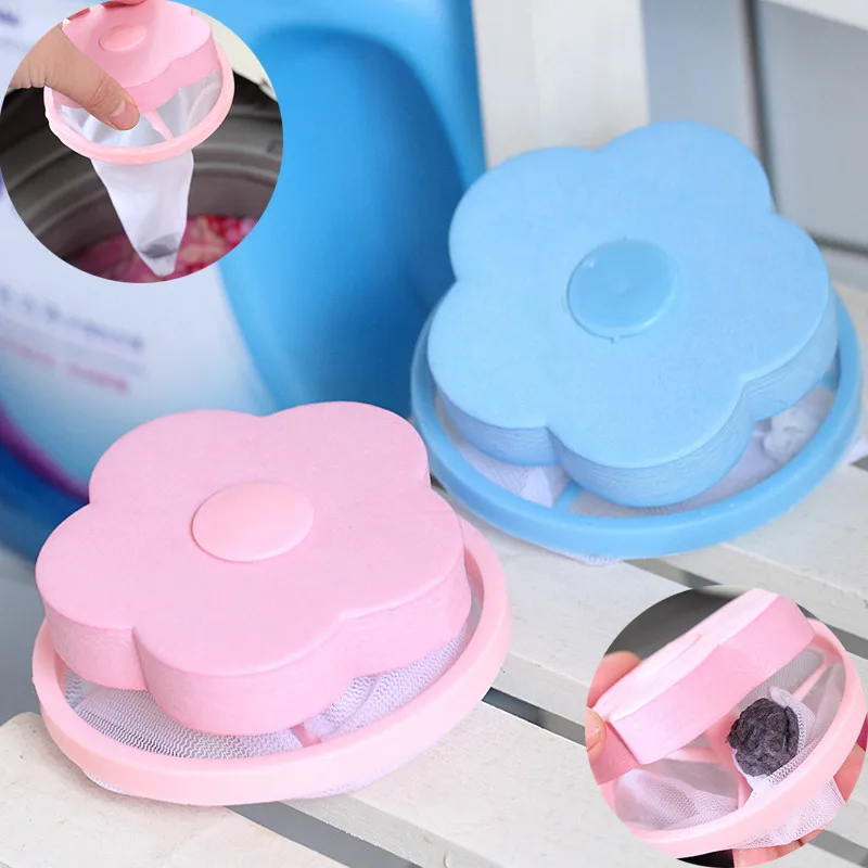 

Hair Removal Catcher Filter Mesh Pouch Cleaning Balls Bag Dirty Fiber Collector Washing Machine Filter Laundry Balls Discs U3