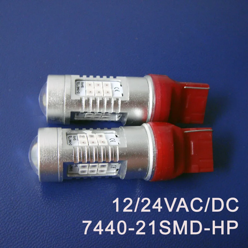 

High quality 12/24VAC/DC 10W T20 7440 W21W Led Bulbs,Car Turn Signal,Auto Tail Rear Lamp,Reverse Light free shipping 2pcs/lot