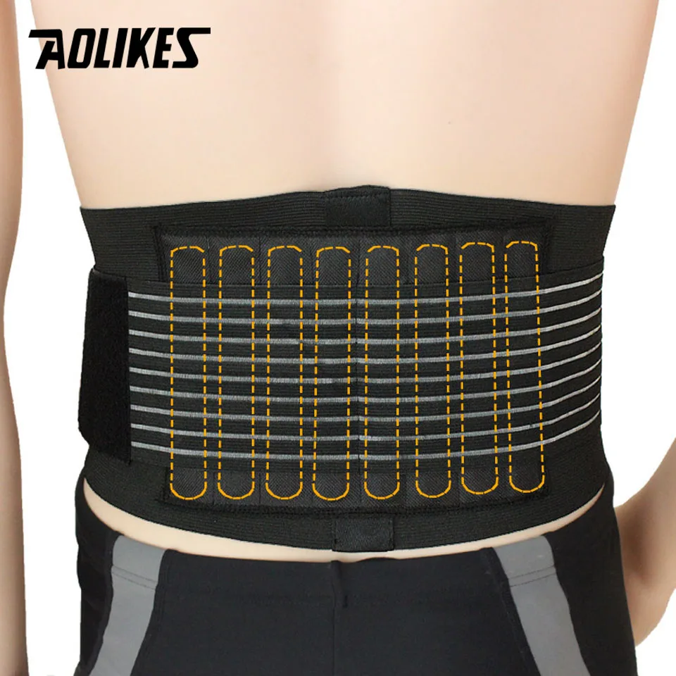 Поясничная опора AOLIKES 1 шт. поясничная для травм спины корректор спортивной
