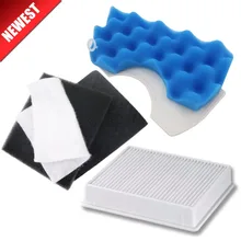 Filtres Hepa pour nettoyeur de filtres en pvc, pièces de nettoyeur de filtres à poussière, séries SC43 SC44 SC45 SC46 SC47, 1 ensemble/6 pièces