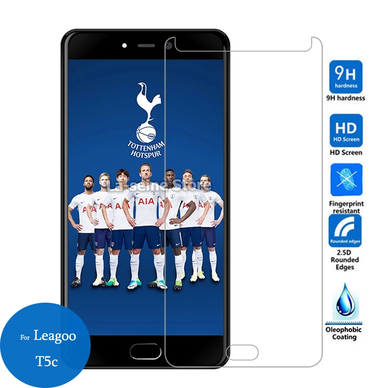 Для Leagoo T5C протектор экрана из закаленного стекла 9 H 2.5D 0 26 мм защитная пленка на T 5