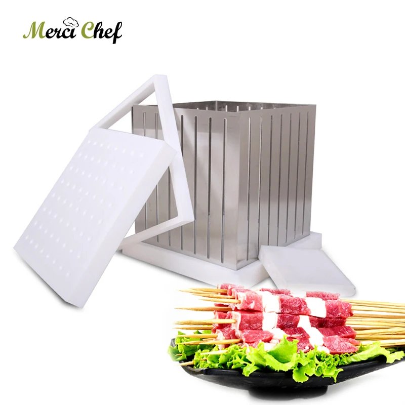 

ITOP Kebab Maker Brochette Express Kebab Skewers spiedini shish Kebab Maker For 64 Skewers BBQ Grill Accessories Tools Set