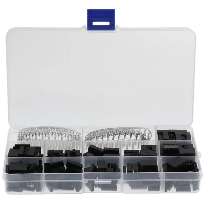 

420pcs Dupont Wire Jumper Pin Header Connector Housing Kit and M/F Crimp Pins