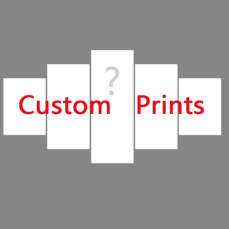 

Customized Prints Painting Custom Made Canvas Picture Frame 5 Panel Modular Home Decor