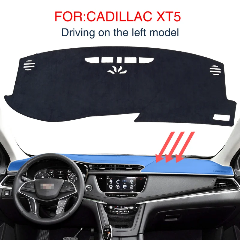 for Cadillac XT5 Dashboard Protective Mat Shade Board Refit Anti Slip