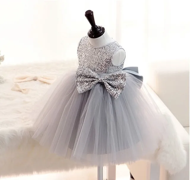 baby girl grey dress