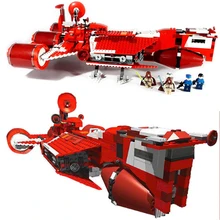 In Stock05070 Star Republic Cruiser Set Children Educational Building Blocks Bricks Wars Toys Compatible with 7665 Boys ToysGift star wars series the republic cruiser war 7665 building blocks 963pcs bricks compatible with legoings toys