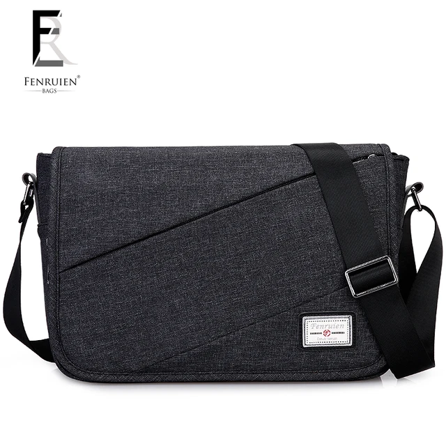 Fenruien Compact Single Shoulder Bags For Men Casual Canvas Fenruien Compact Single Shoulder Bags For Men Casual Canvas Crossbody Male Messenger Bag Travel