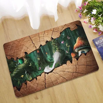 

CAMMITEVER Forest Rug Door Mat Rug Magical Carpets for Children Art Indoor/Outdoor/Floor Doormat