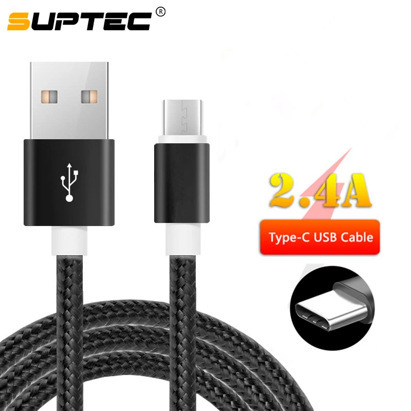 

SUPTEC USB Type-C Cable USB 3.1 Type C Wire Fast Charging Data Sync Cord for Xiaomi Mi5 5s Redmi 4 pro Huawei P9 P10 plus Cable