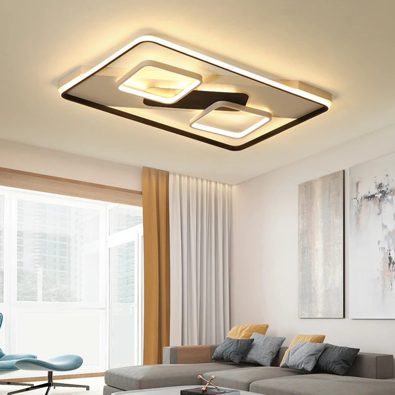 Chandelierrec Aluminum Decor Modern LED Ceiling Lamps Into ...