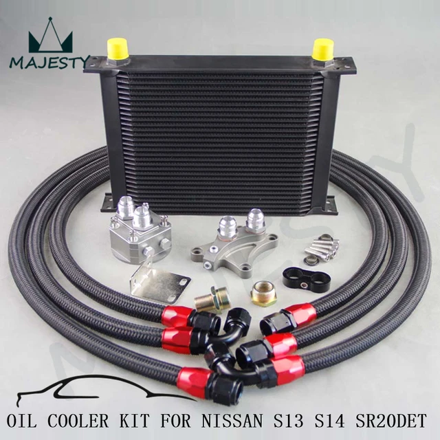 30 ROW OIL COOLER KIT FOR NISSAN Silvia S13 S14 S15 180SX 200SX 240SX