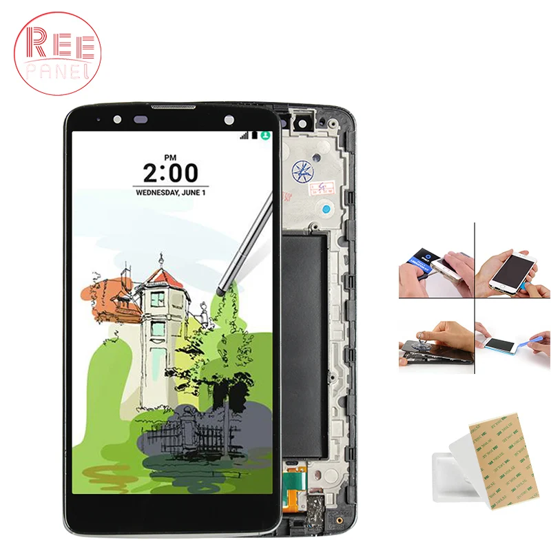 

ORIGINAL 5.7'' 1280x720 Display For LG Stylus 2 Plus K530 LCD with Touch Screen Digitizer Assembly K530F K535 Replacement Parts