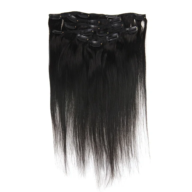 Full Shine Natural Curly Clip In Human Hair Extensions Remy Human Hair