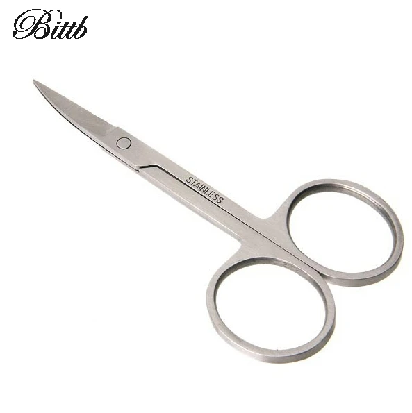 

Bittb Stainless Steel Makeup Scissor,Professional Hairdressing Scissors Hair Cutting Makeup Accessory Makeup Scissors Tools