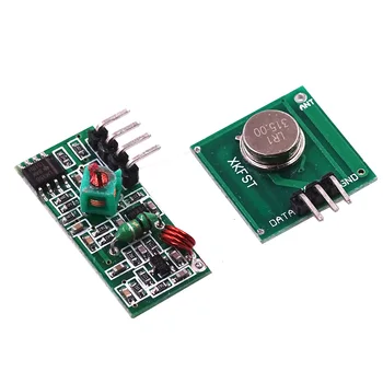 

10pair/Lot RF wireless receiver module & transmitter module board Ordinary super- regeneration 315MHZ DC5V (ASK /OOK)