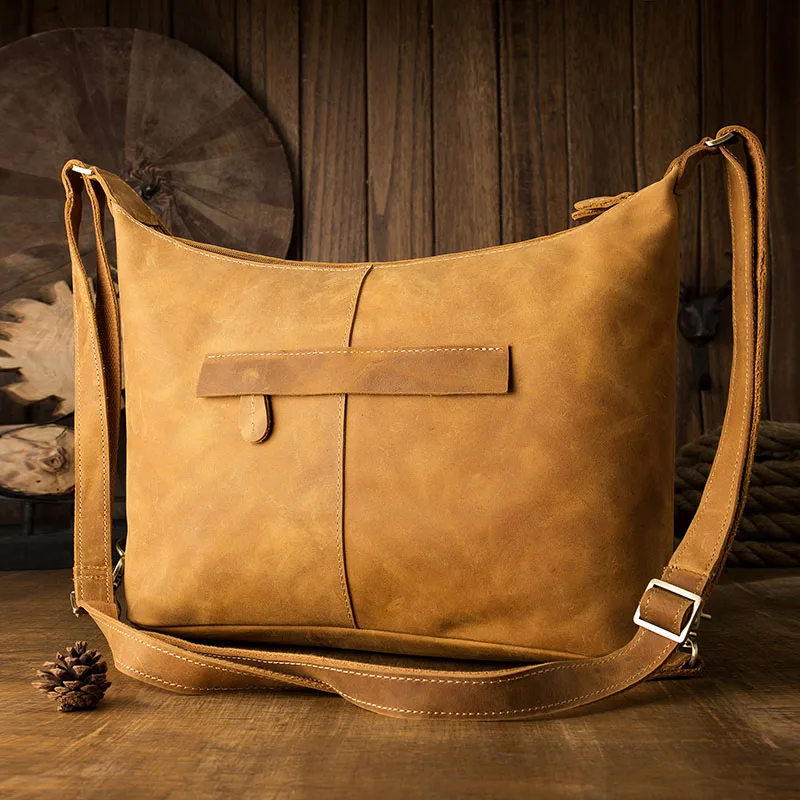 Horse Loisirs En Hommes Aetoo De Crazy D'origine Rétro Conception Vache 1 Épaule Peau Cuir but Multi Messenger Sac POuiZkX