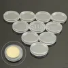 10 PCS Applied Clear Round Cases Coin Storage Capsules Holder Round Plastic 18-38mm 3