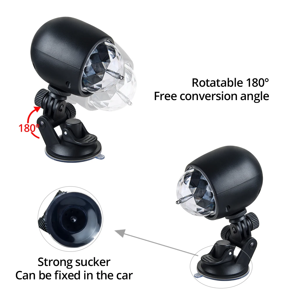 Мини RGB USB LED сценический свет 4 Вт DJ диско шар Светодиодные лампы Par для вечеринок