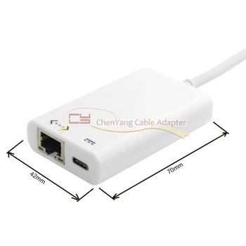 

CY USB 3.1 Type C USB-C to Gigabit Ethernet Network LAN Adapter with PD Charge Port for Laptop & Mac Support Windows 8 MacOS