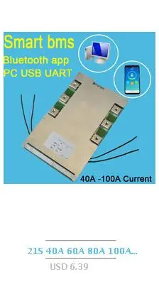 4S 100A Lifepo4 литий-железо-фосфат смарт-BMS плата защиты батареи w баланс Bluetooth приложение UART программное обеспечение монитор